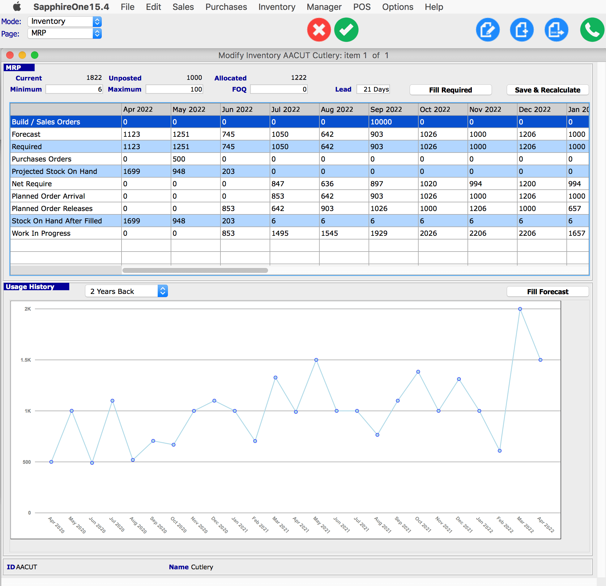 SapphireOne MRP software solution