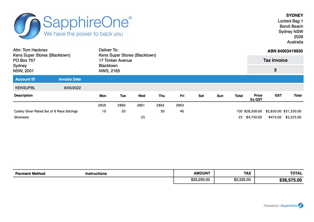 SapphireOne Periodic Invoice will streamline invoicing efficiency 