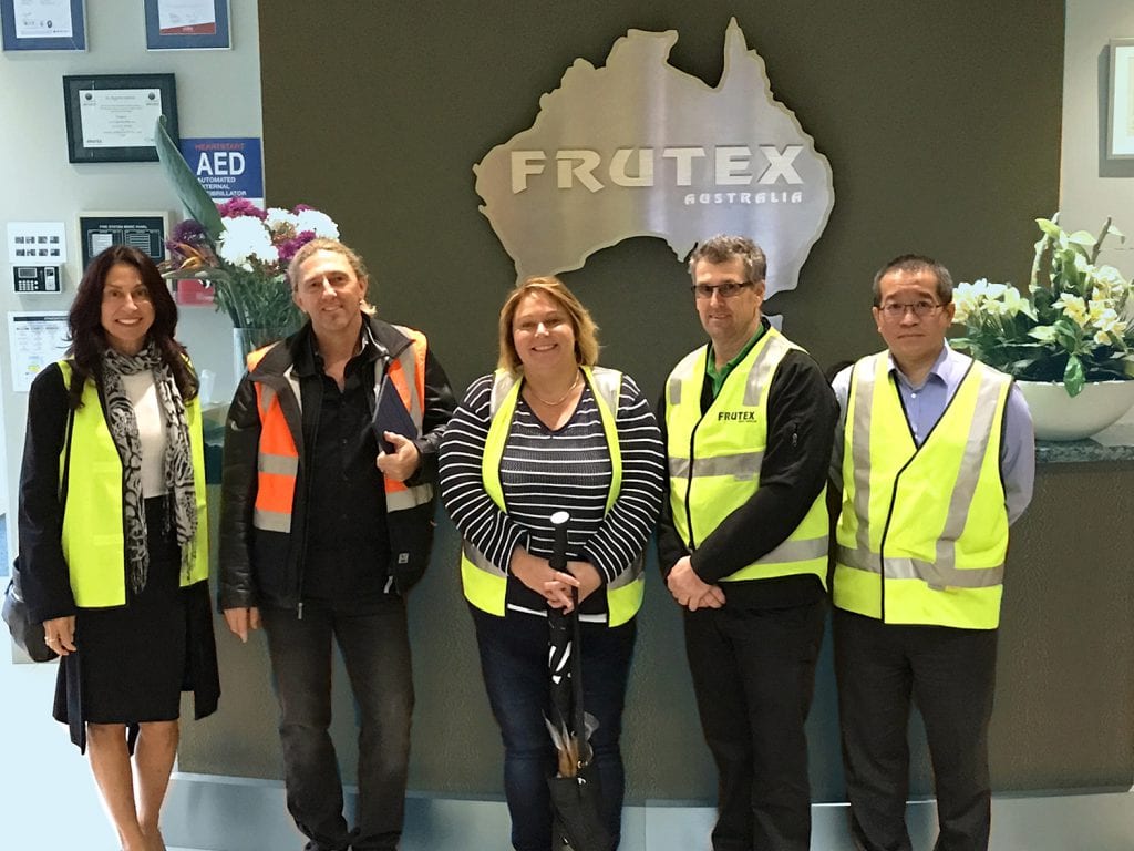 Frutex Australia onsite visit Wednesday 12th July 2017