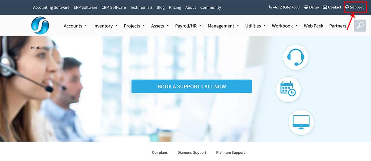 SapphireOne Support Booking