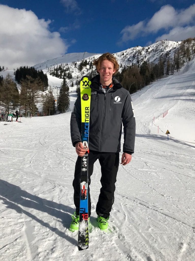Bondi Teen Sponsored by SapphireOne for the World Junior Championship Alpine Skiing in Davos