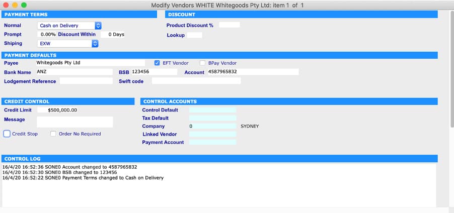 For Vendor go to Account  payables and then Vendors 