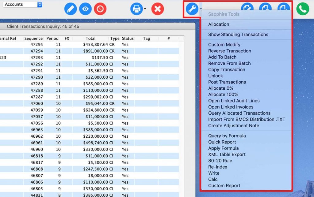 How to Allocate, Unallocate and Post Transactions