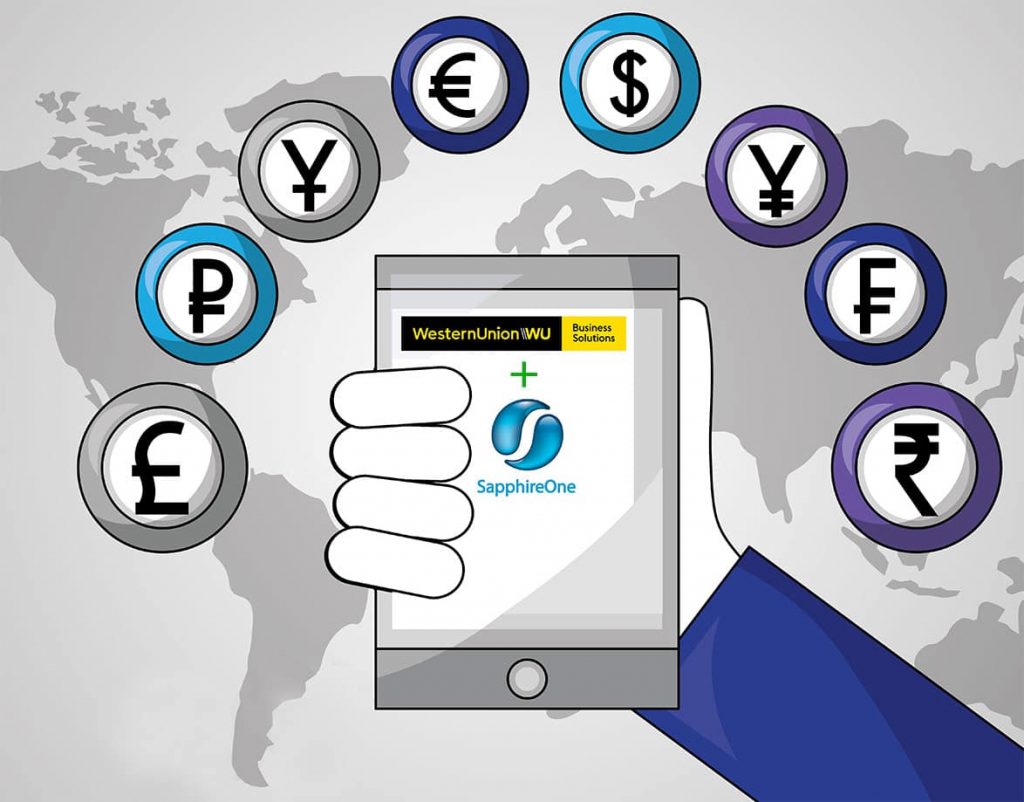 WesternUnion and SapphireOne ERP - Manage Foreign Exchange