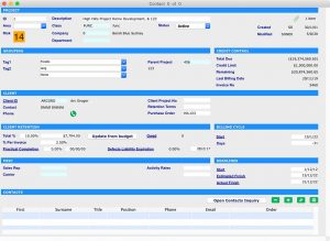 Job Management Software functionality within SapphireOne