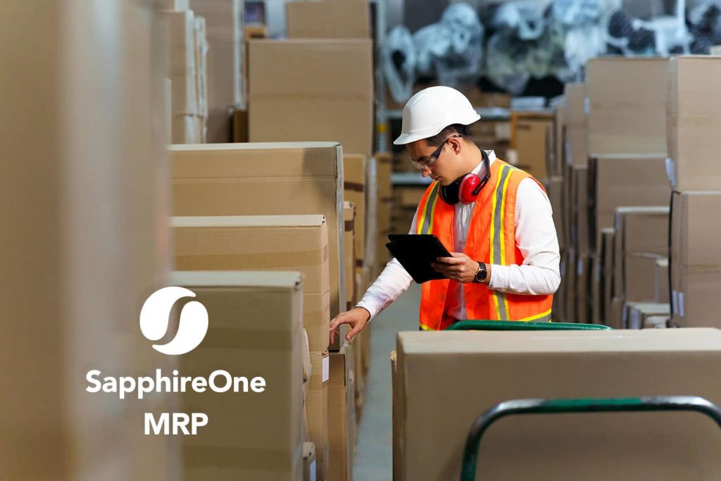 SapphireOne Material Requirements Planning (MRP) gives you total control of your inventory and production process.